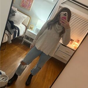 Free People Beige Sweater
